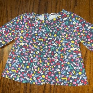 Multicolored baby girl long sleeve 12 mon